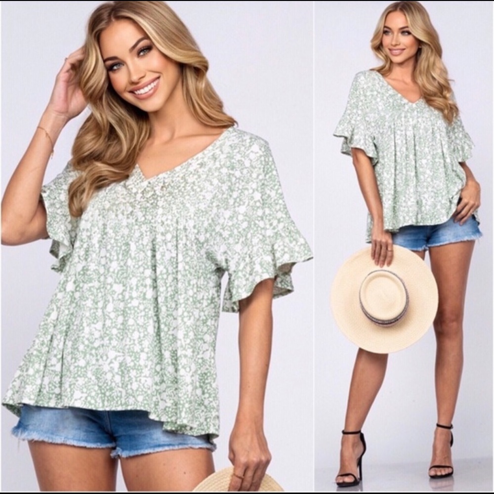 Secret Garden Floral Top